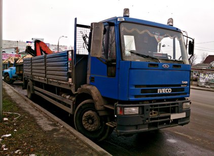 Аренда крана
манипулятора IVECO Cargo 12 тонн Аренда IVECO Cargo 180E24
