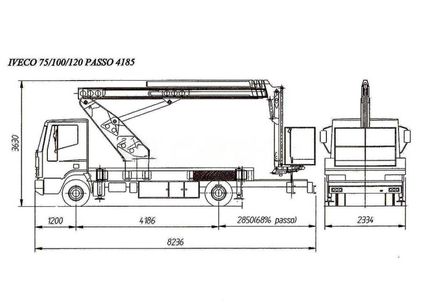 Аренда автовышки IVECO 24 метра IVECO