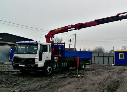Аренда и услуги крана
манипулятора VOLVO FL619 8 тонн Аренда VOLVO FL619