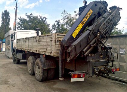 Аренда и услуги крана манипулятора МАЗ 20 тонн МАЗ