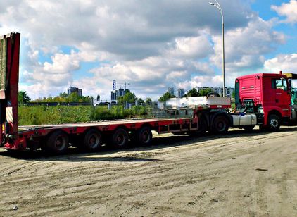 Перевозки тралом MERCEDES 60 тонн MERCEDES