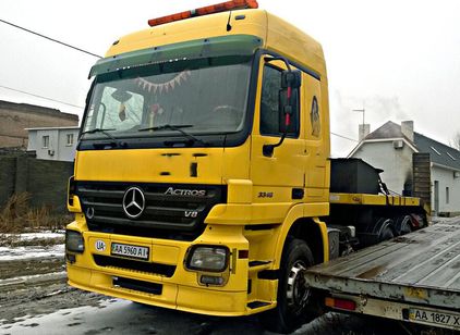 Перевозки тралом MERCEDES 60 тонн MERCEDES