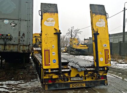 Перевозки тралом MERCEDES 60 тонн MERCEDES