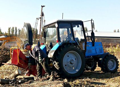 Аренда и услуги дереводробильной машины МТЗ Дереводробильная машина