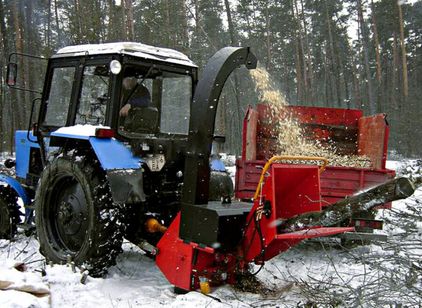 Аренда и услуги дереводробильной машины МТЗ Дереводробильная машина